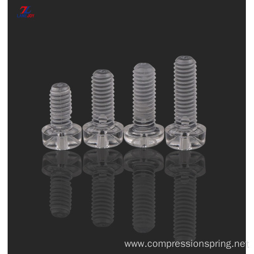 Acrylic Screw transparent plastic screw